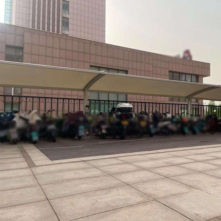 红河膜结构电动车棚