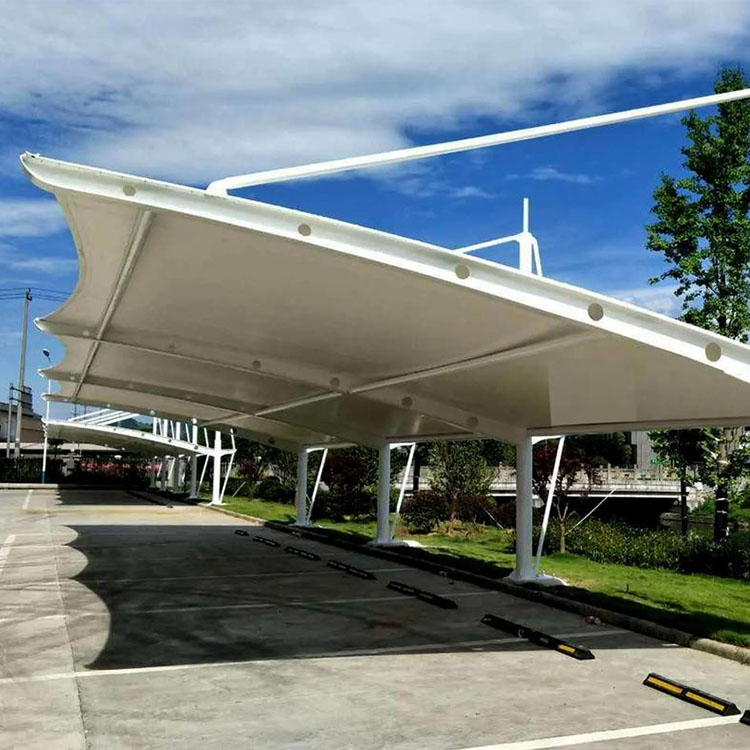 红河膜结构汽车棚